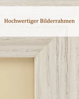 Glow Dreams Sternzeichen Widder – personalisiertes Traumbild im Bilderrahmen mit leuchtender Sternkarte