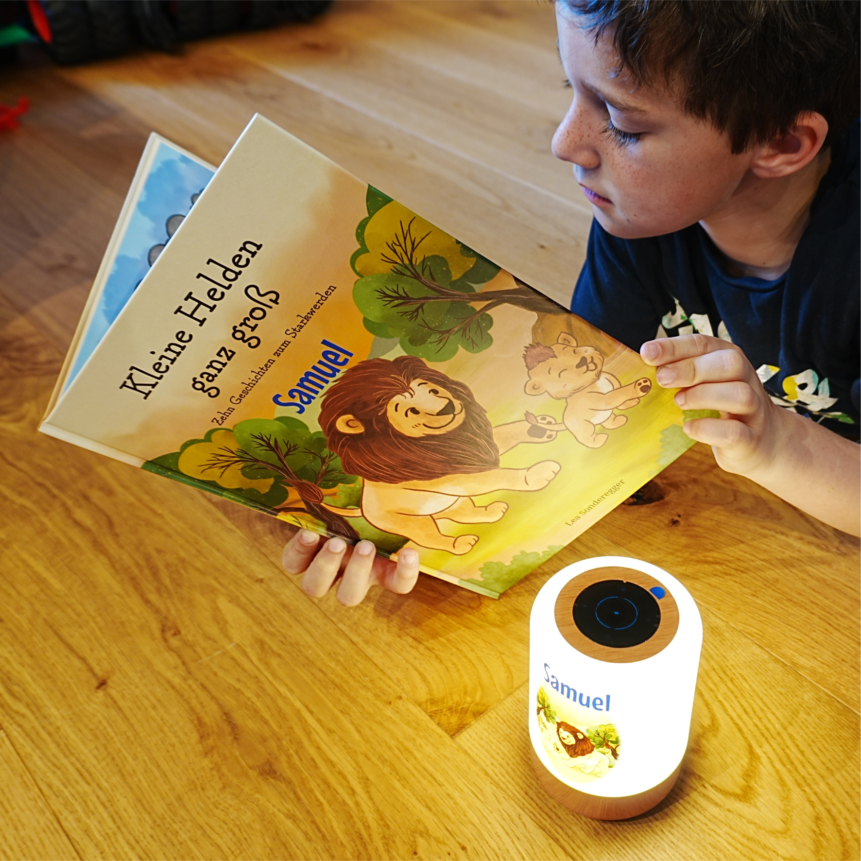 kinderbuch kleine helden ganz gross inkl. Nachtlicht led touch alles personalisiert