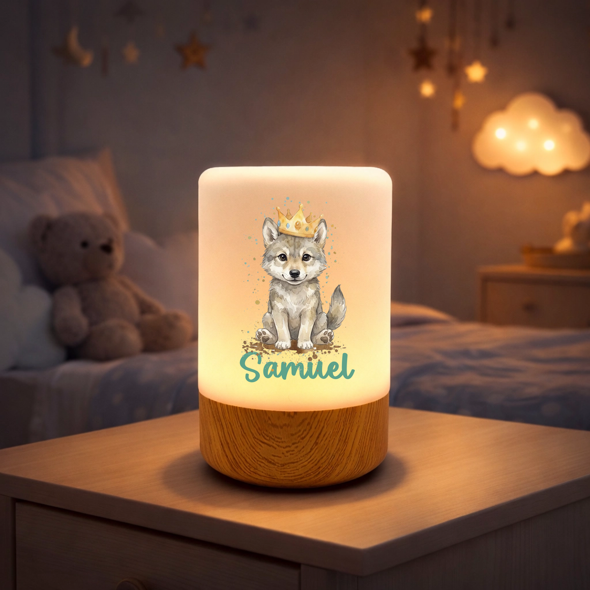 LEDTouch Nachtlicht Krafttier Wolf
