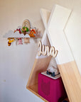 Toniebox Bundle: Personalisiertes Tippi-Regal + Magnet-Wolkenregal Regenbogen
