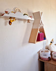 Toniebox Bundle: Personalisiertes Tippi-Regal + Magnet-Wolkenregal Regenbogen